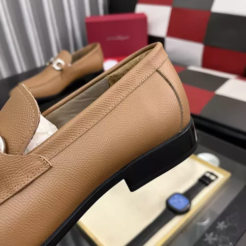 Replica Salvatore Ferragamo Leather Shoes For Men #1381466 $108.00 USD for Wholesale