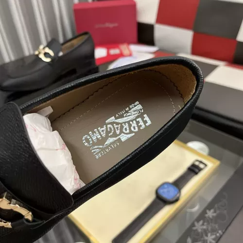Replica Salvatore Ferragamo Leather Shoes For Men #1381476 $108.00 USD for Wholesale