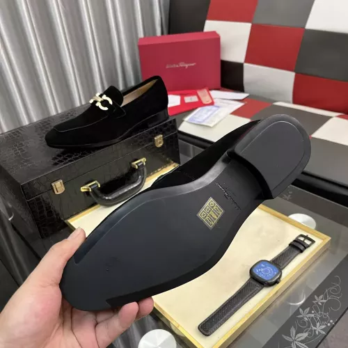Replica Salvatore Ferragamo Leather Shoes For Men #1381479 $108.00 USD for Wholesale