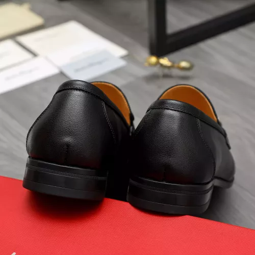 Replica Salvatore Ferragamo Leather Shoes For Men #1381829 $88.00 USD for Wholesale