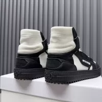 $130.00 USD Off-White High Tops Shoes For Men #1373377