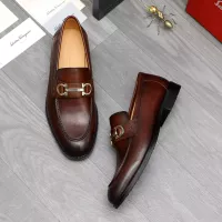 $100.00 USD Salvatore Ferragamo Leather Shoes For Men #1373477