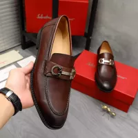 $100.00 USD Salvatore Ferragamo Leather Shoes For Men #1373477