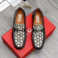 $80.00 USD Salvatore Ferragamo Leather Shoes For Men #1373656