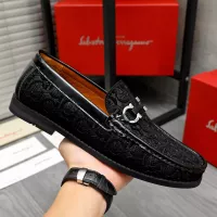 $80.00 USD Salvatore Ferragamo Leather Shoes For Men #1373662