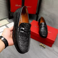$80.00 USD Salvatore Ferragamo Leather Shoes For Men #1373663