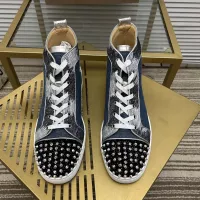 $98.00 USD Christian Louboutin High Top Shoes For Women #1373703