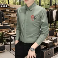$56.00 USD Burberry Shirts Long Sleeved For Men #1374919