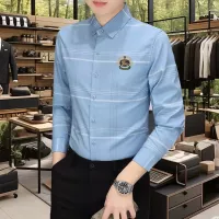 $56.00 USD Burberry Shirts Long Sleeved For Men #1374922