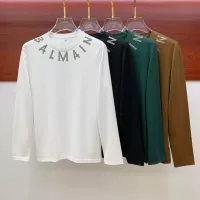 $72.00 USD Balmain T-Shirts Long Sleeved For Men #1377478