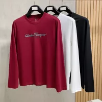 $76.00 USD Salvatore Ferragamo T-Shirts Long Sleeved For Men #1377492