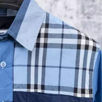 $56.00 USD Burberry Shirts Long Sleeved For Men #1378500