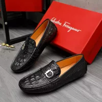 $76.00 USD Salvatore Ferragamo Leather Shoes For Men #1380525