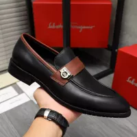 $88.00 USD Salvatore Ferragamo Leather Shoes For Men #1380555