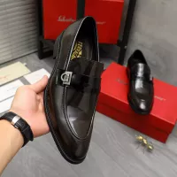 $88.00 USD Salvatore Ferragamo Leather Shoes For Men #1380557