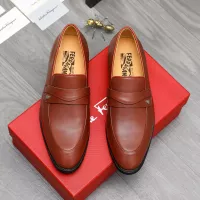 $88.00 USD Salvatore Ferragamo Leather Shoes For Men #1380562