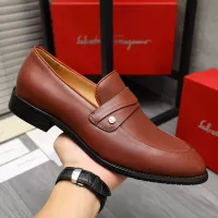 $88.00 USD Salvatore Ferragamo Leather Shoes For Men #1380562