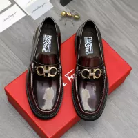 $96.00 USD Salvatore Ferragamo Leather Shoes For Men #1380568
