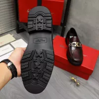 $96.00 USD Salvatore Ferragamo Leather Shoes For Men #1380568