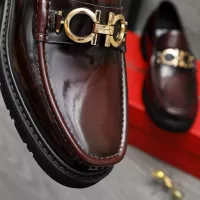 $96.00 USD Salvatore Ferragamo Leather Shoes For Men #1380568