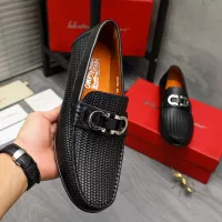 $76.00 USD Salvatore Ferragamo Leather Shoes For Men #1380573