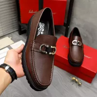 $100.00 USD Salvatore Ferragamo Leather Shoes For Men #1380579