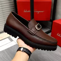 $100.00 USD Salvatore Ferragamo Leather Shoes For Men #1380579