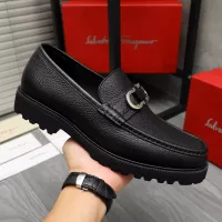 $100.00 USD Salvatore Ferragamo Leather Shoes For Men #1380595