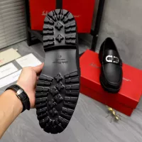 $100.00 USD Salvatore Ferragamo Leather Shoes For Men #1380595