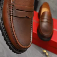 $85.00 USD Salvatore Ferragamo Leather Shoes For Men #1380640