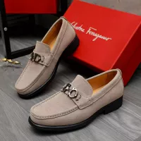 $82.00 USD Salvatore Ferragamo Leather Shoes For Men #1380669
