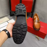 $85.00 USD Salvatore Ferragamo Leather Shoes For Men #1380680