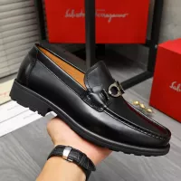 $85.00 USD Salvatore Ferragamo Leather Shoes For Men #1380686