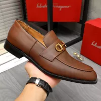 $85.00 USD Salvatore Ferragamo Leather Shoes For Men #1380691