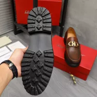 $85.00 USD Salvatore Ferragamo Leather Shoes For Men #1380701