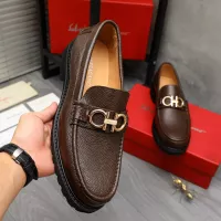 $85.00 USD Salvatore Ferragamo Leather Shoes For Men #1380706