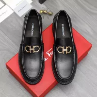 $85.00 USD Salvatore Ferragamo Leather Shoes For Men #1380713