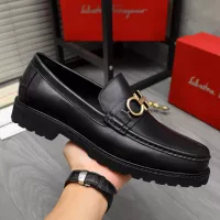 $85.00 USD Salvatore Ferragamo Leather Shoes For Men #1380713
