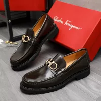 $85.00 USD Salvatore Ferragamo Leather Shoes For Men #1380714