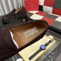 $98.00 USD Salvatore Ferragamo Leather Shoes For Men #1381282