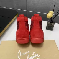 $92.00 USD Christian Louboutin High Top Shoes For Women #1381351