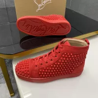 $92.00 USD Christian Louboutin High Top Shoes For Women #1381363