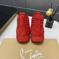 $92.00 USD Christian Louboutin High Top Shoes For Men #1381364