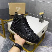 $92.00 USD Christian Louboutin High Top Shoes For Men #1381371
