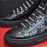 $88.00 USD Philipp Plein PP High Tops Shoes For Men #1381451