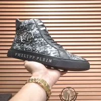 $92.00 USD Philipp Plein PP High Tops Shoes For Men #1381453