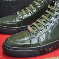 $92.00 USD Philipp Plein PP High Tops Shoes For Men #1381459