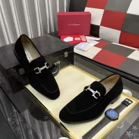 $108.00 USD Salvatore Ferragamo Leather Shoes For Men #1381470