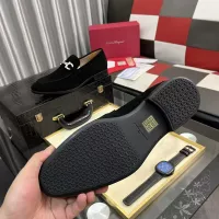 $108.00 USD Salvatore Ferragamo Leather Shoes For Men #1381470