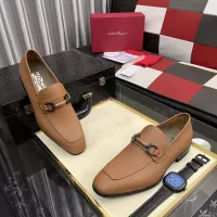 $108.00 USD Salvatore Ferragamo Leather Shoes For Men #1381471